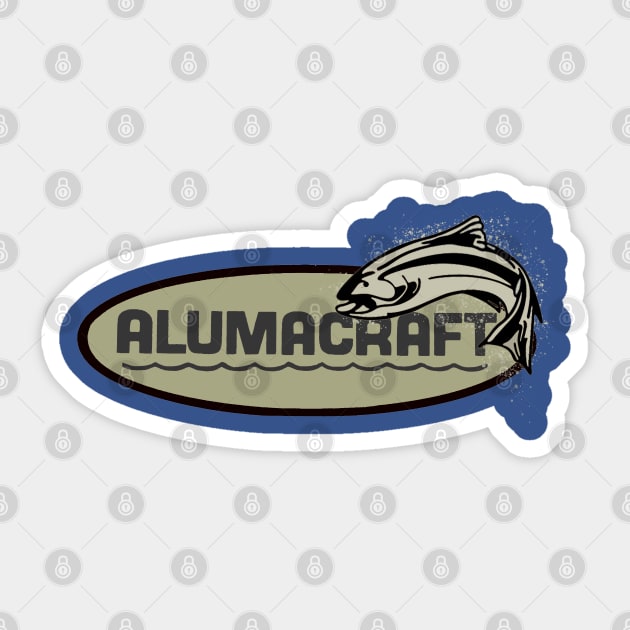 Alumacraft Boats Sticker by Midcenturydave